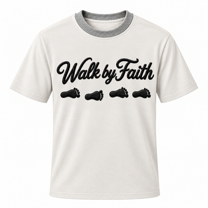 Walk by Faith T-Shirt — Ivory