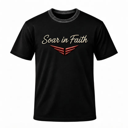 Soar in Faith T-Shirt — Black