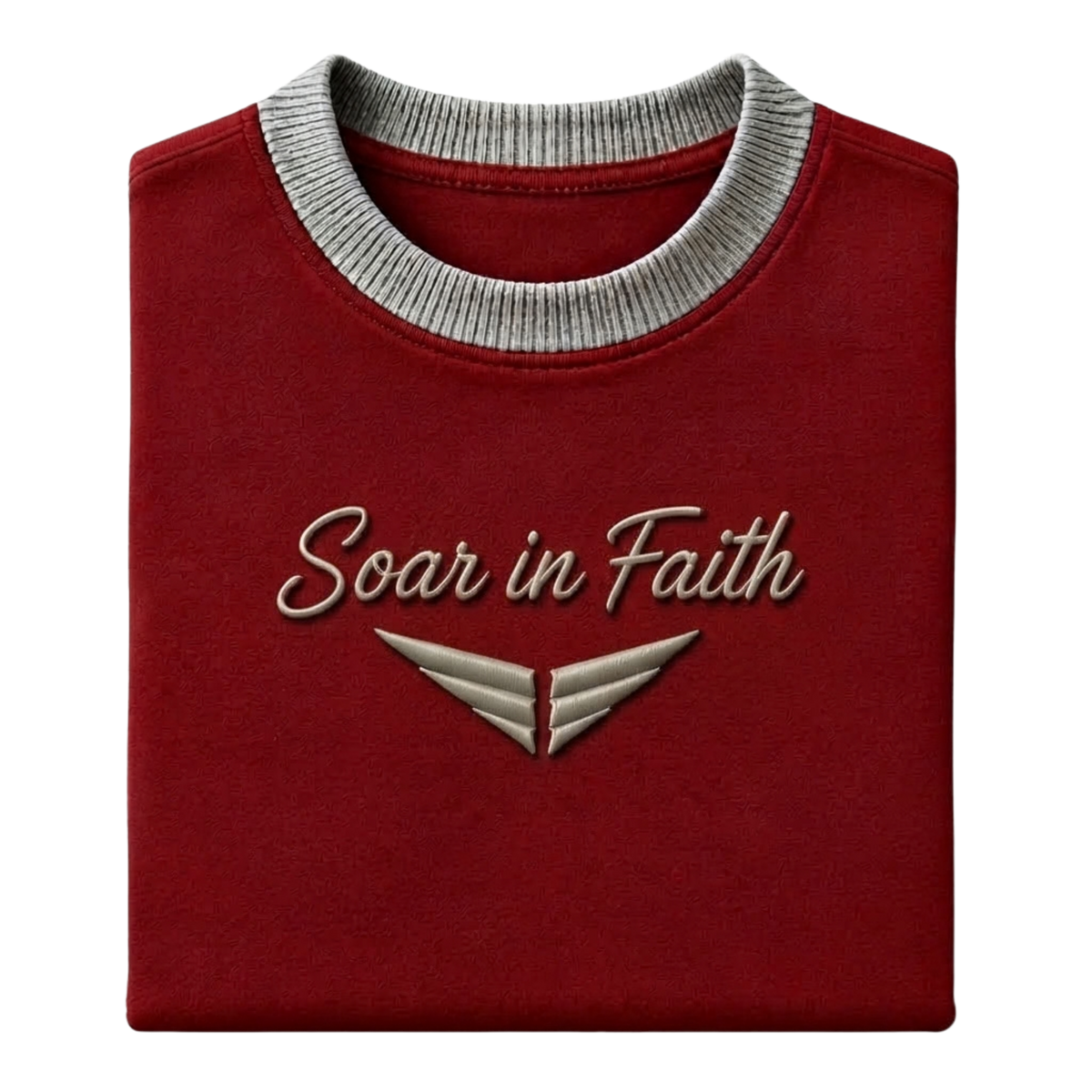 Soar in Faith T-Shirt — Red