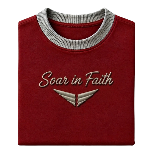 Soar in Faith T-Shirt — Red