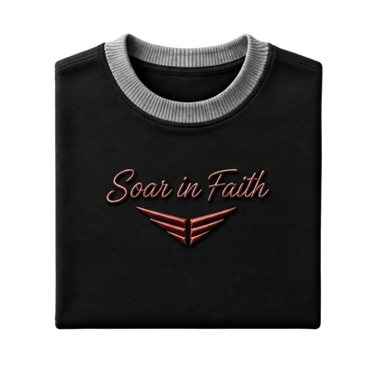 Soar in Faith T-Shirt — Black