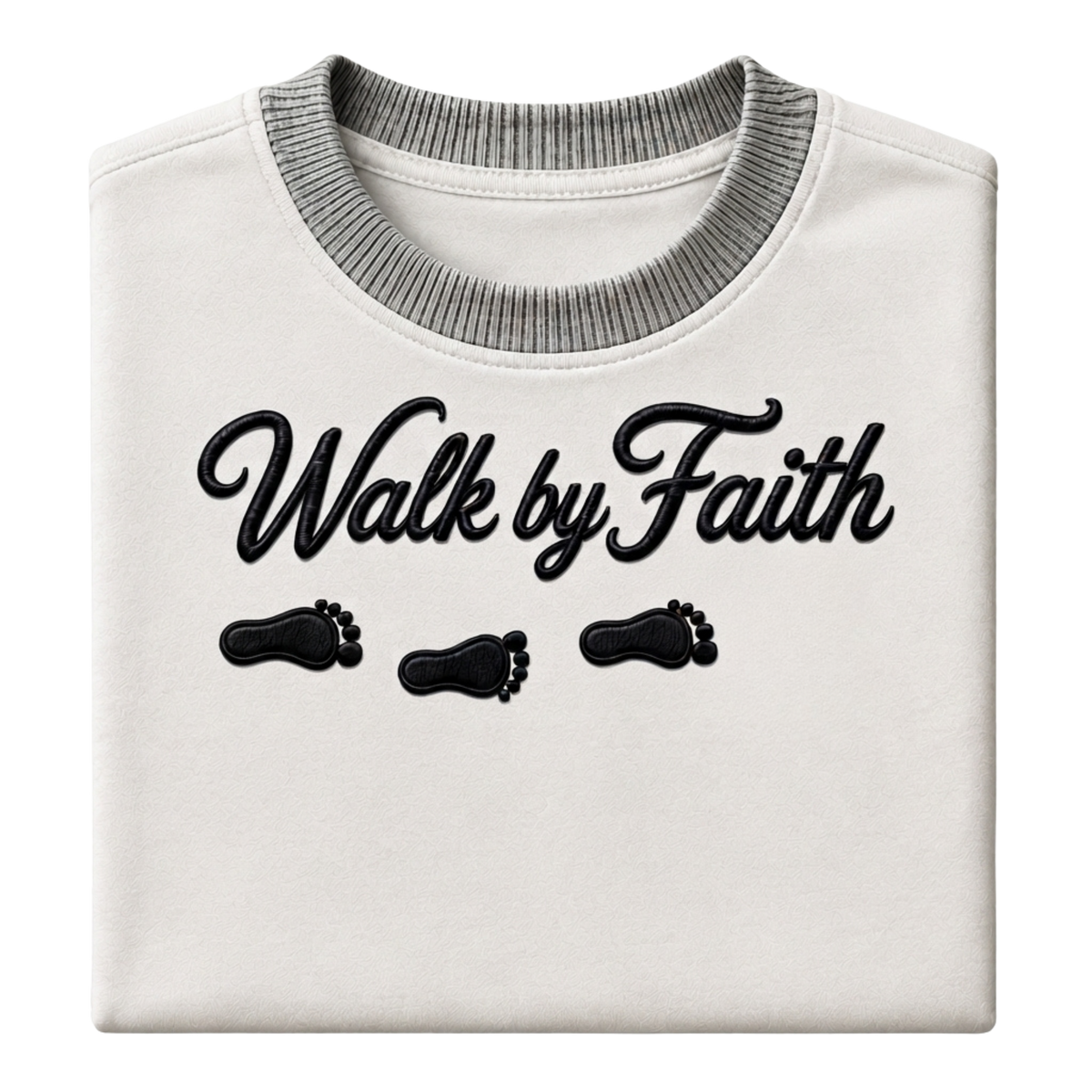 Walk by Faith T-Shirt — Ivory