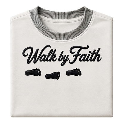 Walk by Faith T-Shirt — Ivory